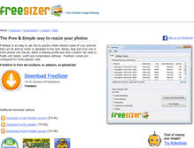 Tablet Screenshot of freesizer.com